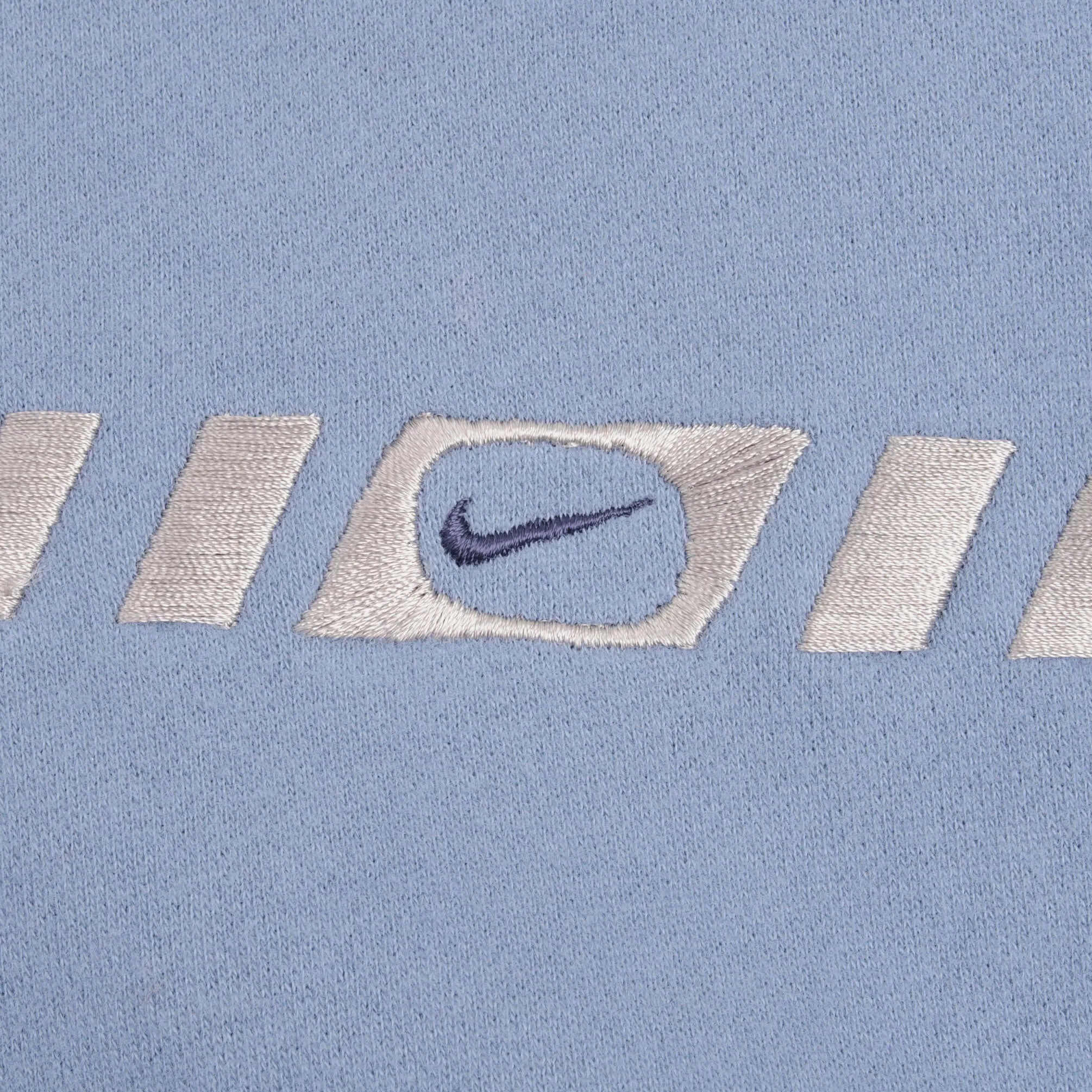 VINTAGE NIKE CLASSIC SWOOSH BLUE SWEATSHIRT 2000S SIZE LARGE