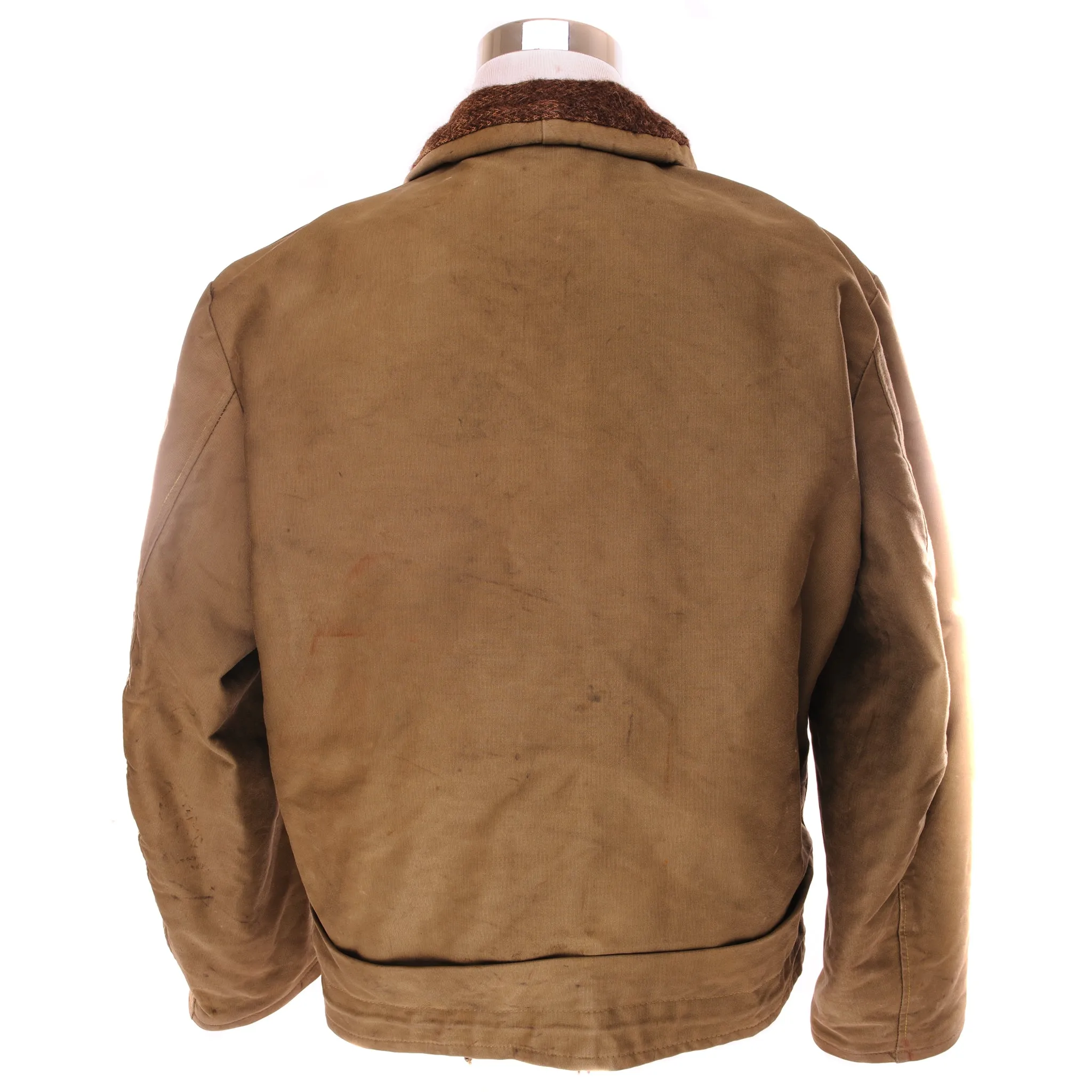 VINTAGE US NAVY ALPACA N-1 N1 DECK JACKET 1950s SIZE 40