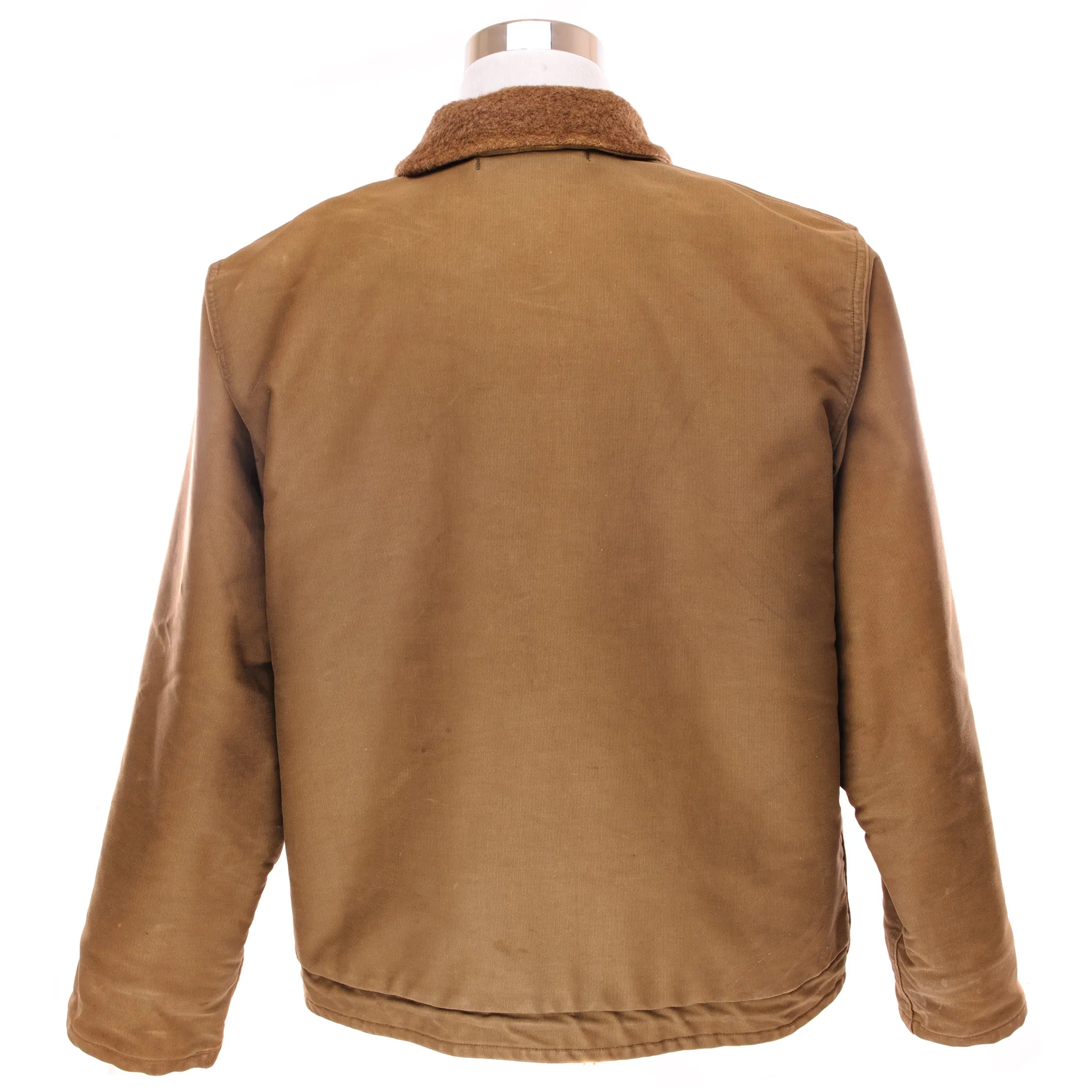 VINTAGE US NAVY ALPACA N-1 N1 DECK JACKET WW2 ERA SIZE 42