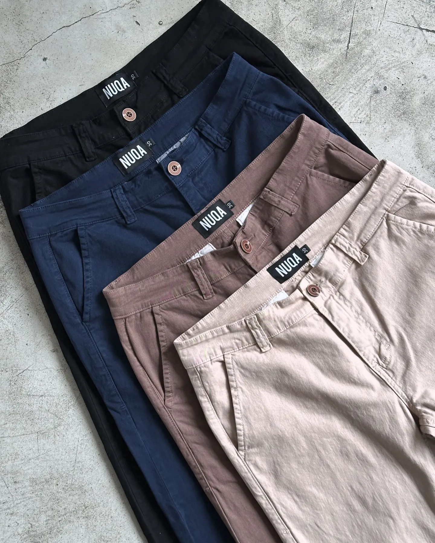 Washed Chino Pant - Azul