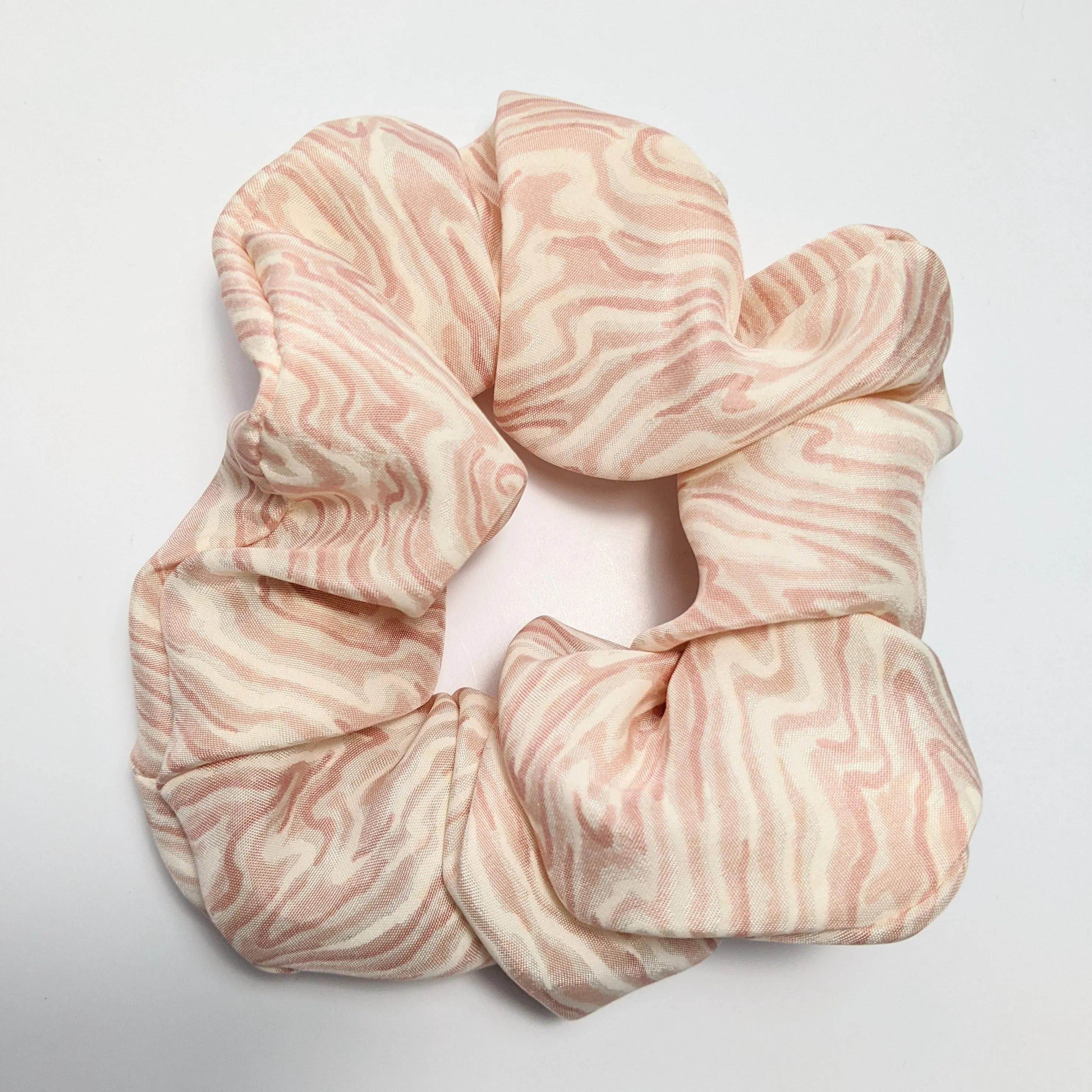 Wavy Silk Scrunchie