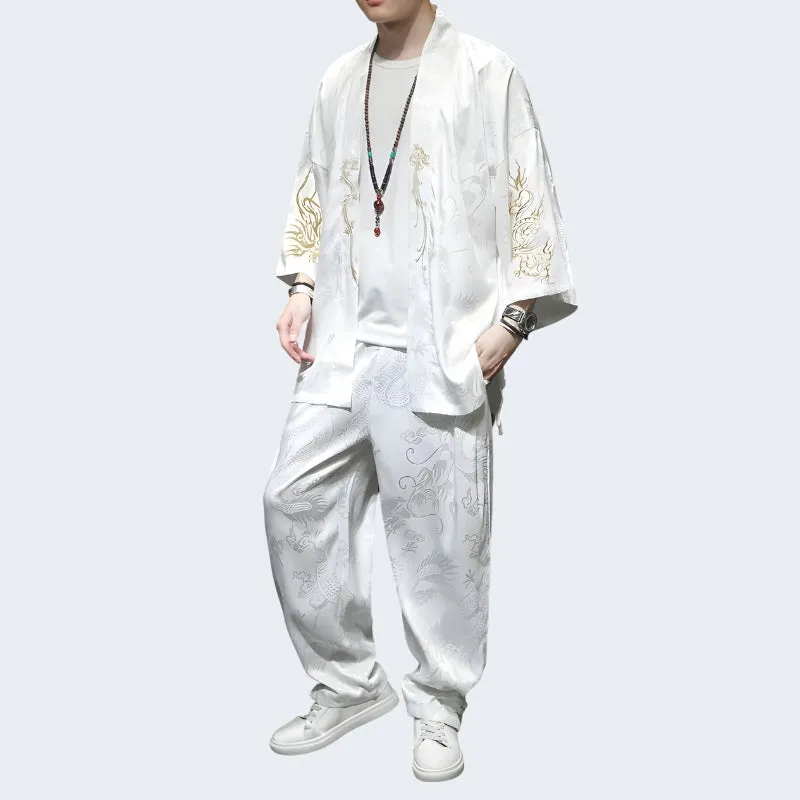 White Japanese Kimono