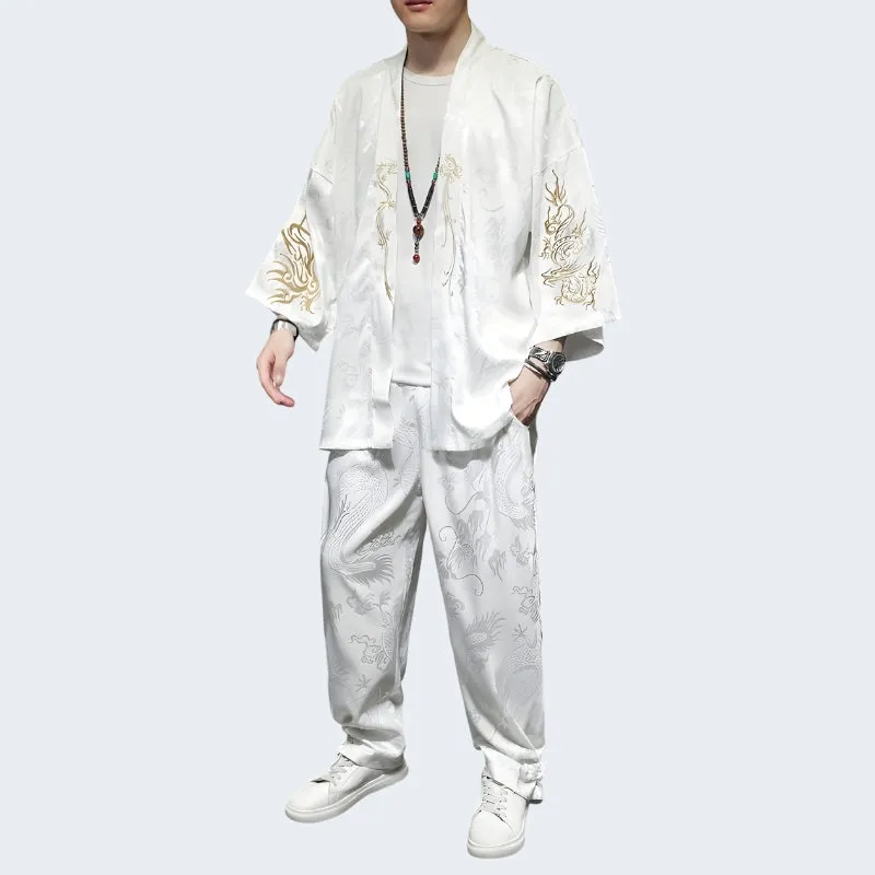 White Japanese Kimono