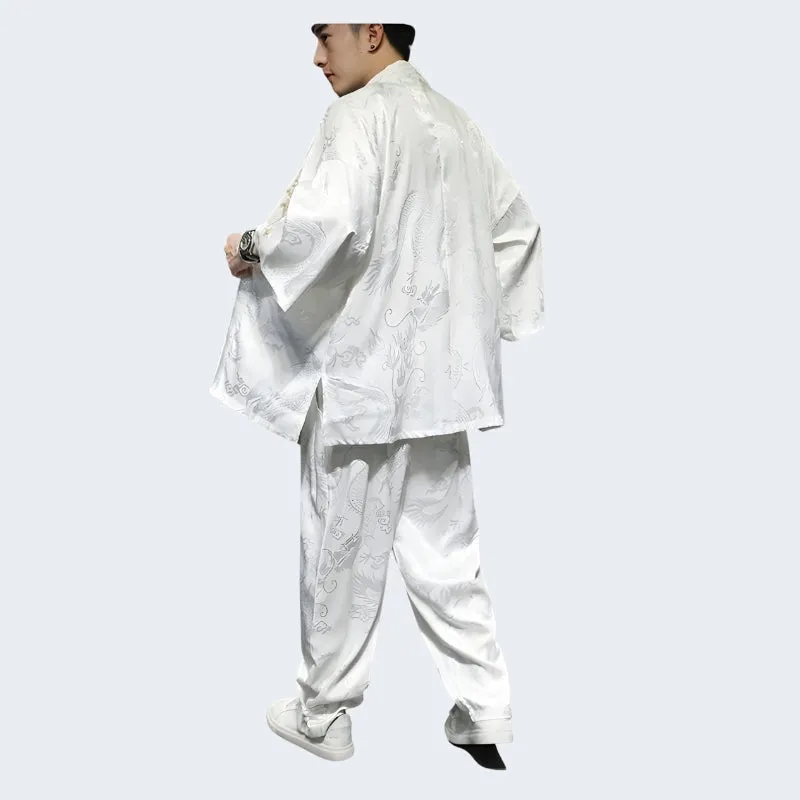 White Japanese Kimono