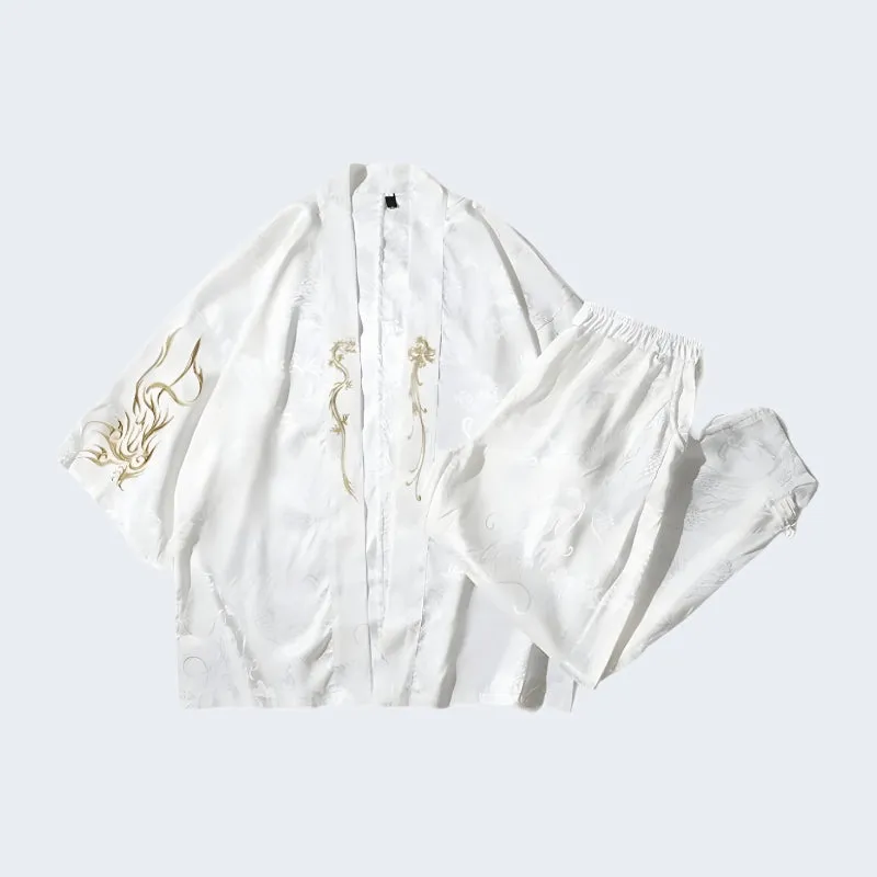 White Japanese Kimono