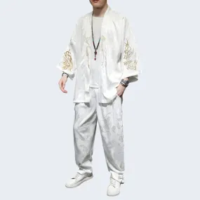 White Japanese Kimono