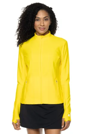 Women's Malawi Swim Jacket  |  Bold Yellow