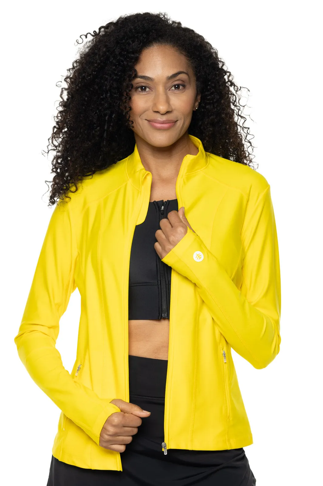 Women's Malawi Swim Jacket  |  Bold Yellow
