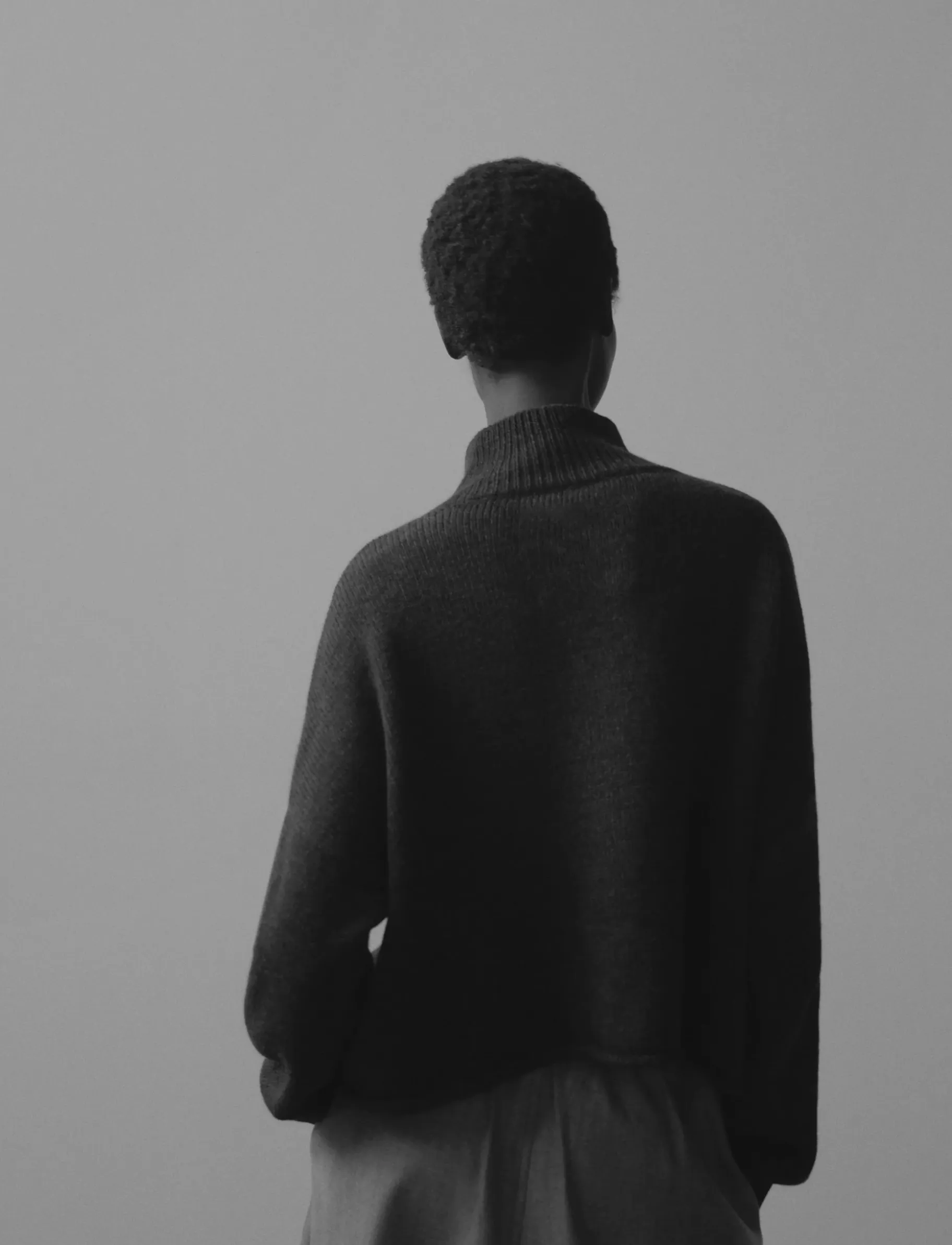 Wool   Alpaca Cardigan, Grey