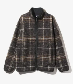 W.U. Piping Jacket - Navy/Brown/Mocha - W/PE/PC/AP/N Plaid Tweed