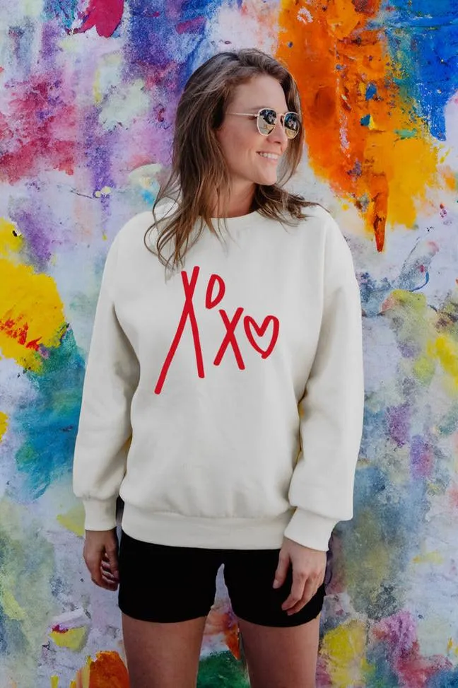 XOXO Heart Wholesale Graphic Sweatshirt