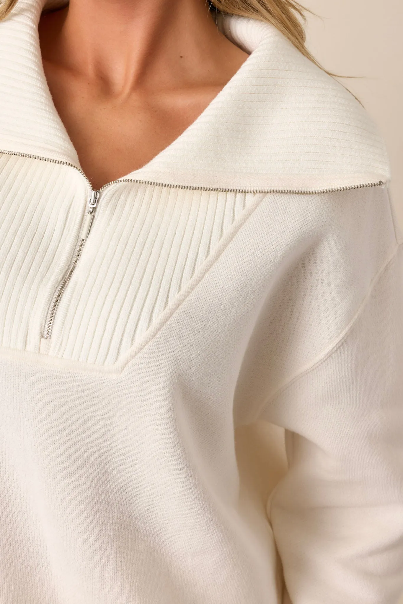 Z Supply Sonata Sea Salt Fleece Sweatshirt